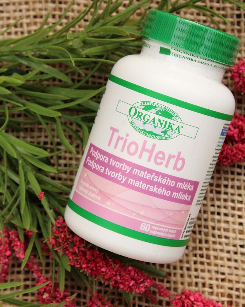 TrioHerb - podpora tvorby mléka, laktace a kojení, 60 kapslí
