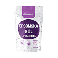 Allnature Epsomská soľ s levanduľou, 1000 g