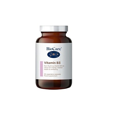 Vitamín B3 (niacin - nikotinamid), 100 mg, 30 kapslí