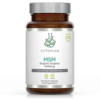Cytoplan MSM organická síra 1000 mg, 60 vegan tabliet