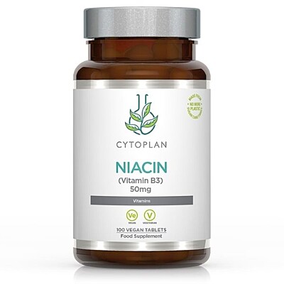 Cytoplan Niacin - Vitamín B3 (niacinamid), 50 mg, 120 kapslí