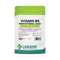 LINDENS Health + Nutrition Vitamín B5 – Kyselina pantoténová 500 mg, 90 tabliet