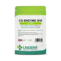 LINDENS Health + Nutrition Koenzým Q10 30 mg, 120 tabliet