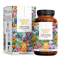 Naturtreu Posol šťastia – 5-HTP z griffonie + šafrán, medovka a vitamín B6, 90 kapsúl