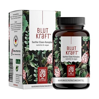 Naturtreu Krvná sila - Komplex železa, 120 kapsúl