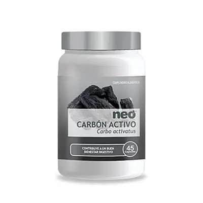 Neovital Health Aktivní uhlí 300 mg, 45 kapslí
