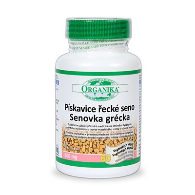 Organika Senovka grécka 500 mg, 60 kapsúl