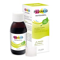 Pediakid Phytovermil – sirup pre deti na črevá a trávenie s tymiánom, harmančekom, zázvorom a vlašským orechom (príchuť bobuľové ovocie), 125 ml
