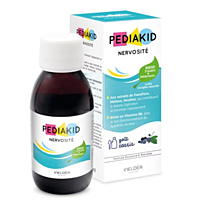 Pediakid Pokoj a pohoda – prírodný sirup pre deti s mučenkou, medovkou a chmeľom (príchuť čierna ríbezľa), 125 ml