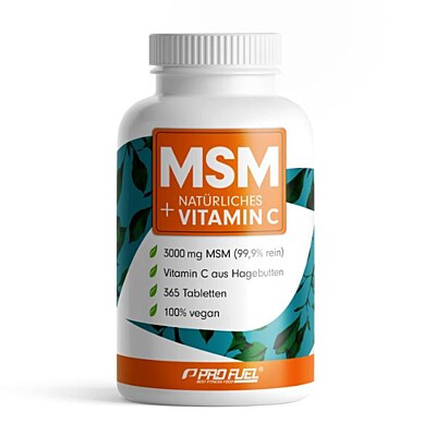 ProFuel MSM a přírodní vitamín C na klouby, 365 tablet