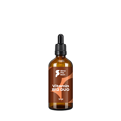 DUO kapky - vitamín B12 1000 µg (metylkobalamín + adenosylkobalamín), 50 ml