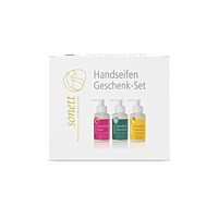 Sonett Přírodní dárková sada mýdel na ruce, 3 x 110 ml