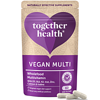 Together Health Vegan Multi – Vysokovstrebateľné vitamíny a minerály pre vegánov, 60 kapsúl