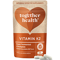 Together Health – Vitamín K2 z fermentované cizrny, 30 kapslí