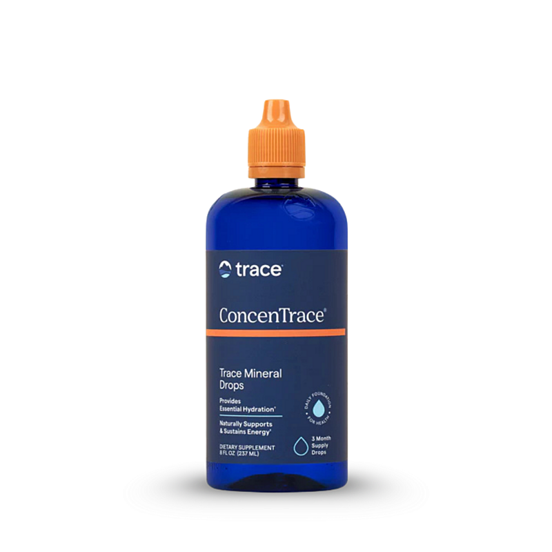 Trace Minerals ConcenTrace® – Tekuté stopové minerály (neochutené), 237 ml
