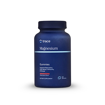 Trace Minerals Magnesium Gummies (Meloun), 120 gumových bonbónů