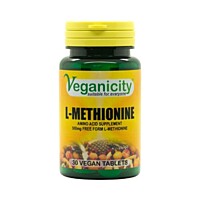 Veganicity L-Methionine 500mg, 30 vegan tabliet