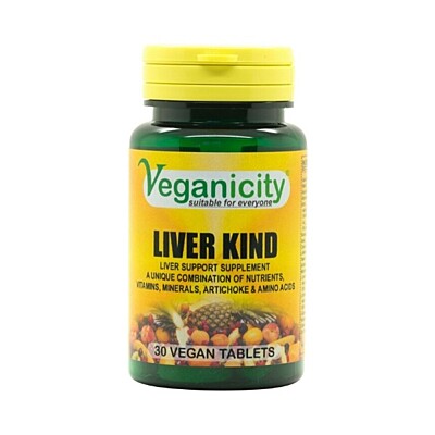 Veganicity Liver Kind – Komplex na podporu pečene 30 tabliet