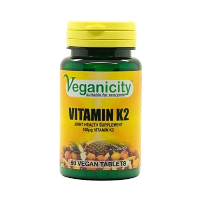 Veganicity Vitamín K2 100µg, 60 vegan tabliet