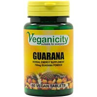 Veganicity Guarana 750 mg, 60 vegan tabliet