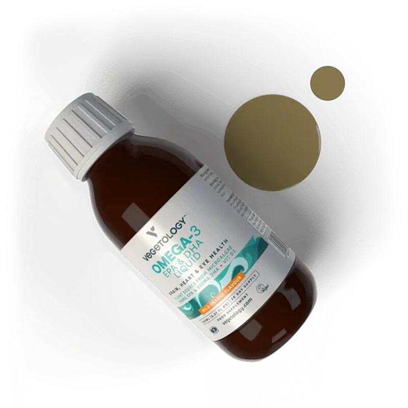 Vegetology Omega-3 Liquid EPA a DHA, s vitamínom D, 150 ml 2