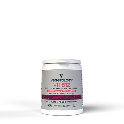 Vegetology Vitamín B12 pod jazyk, 100 µg 60 tablet