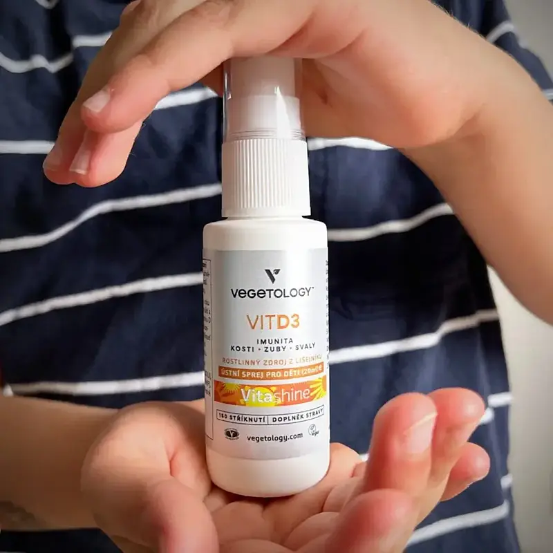 Vegetology Vit D3 Vitashine v spreji, 1000IU, 20 ml 5