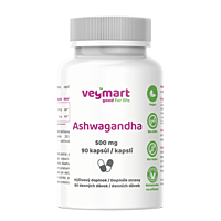 Vegmart Ashwagandha 500 mg, 90 kapsúl