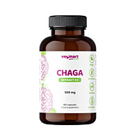 Vegmart Čaga sibírska 500 mg, 180 kapsúl