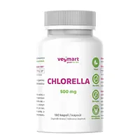 Vegmart Chlorella 500 mg, 180 kapslí