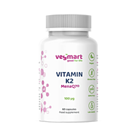 Vegmart MenaQ7® Vitamín K2 MK-7 100 μg, 60 kapsúl